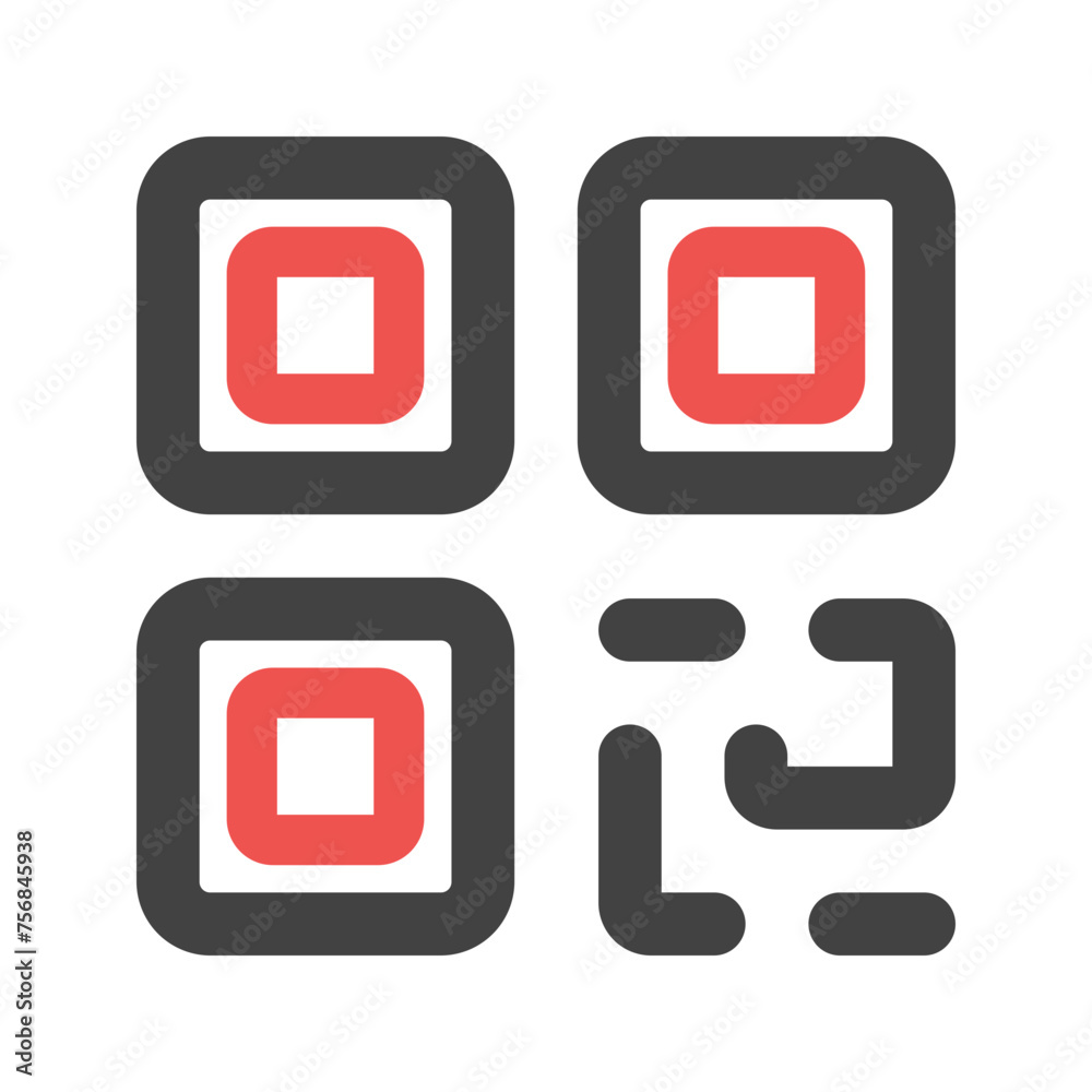 qr code Flat icon qr code Flat icon