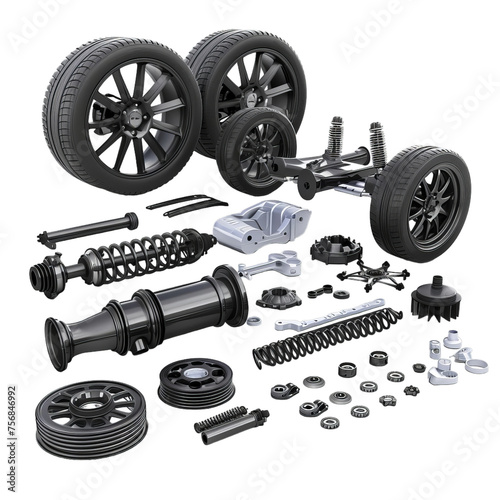 Car parts Isolated photo