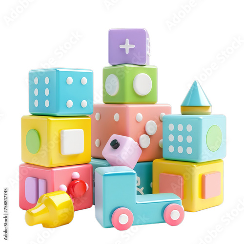 colorful toy blocks for baby