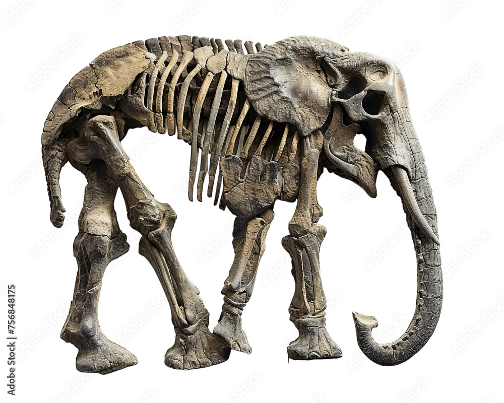 Elephant Skull Fossil