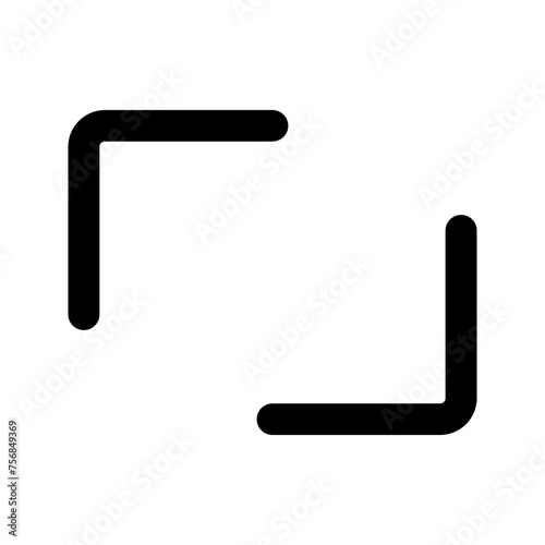 full screen Line icon