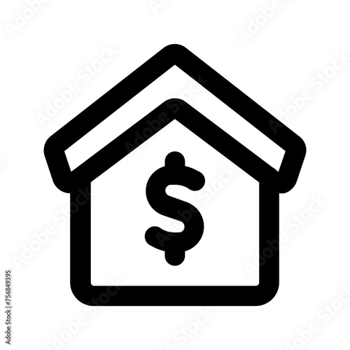 home value Line icon