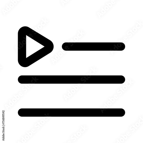 playlist Line icon