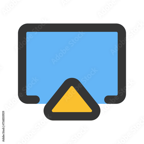 streaming Line color icon