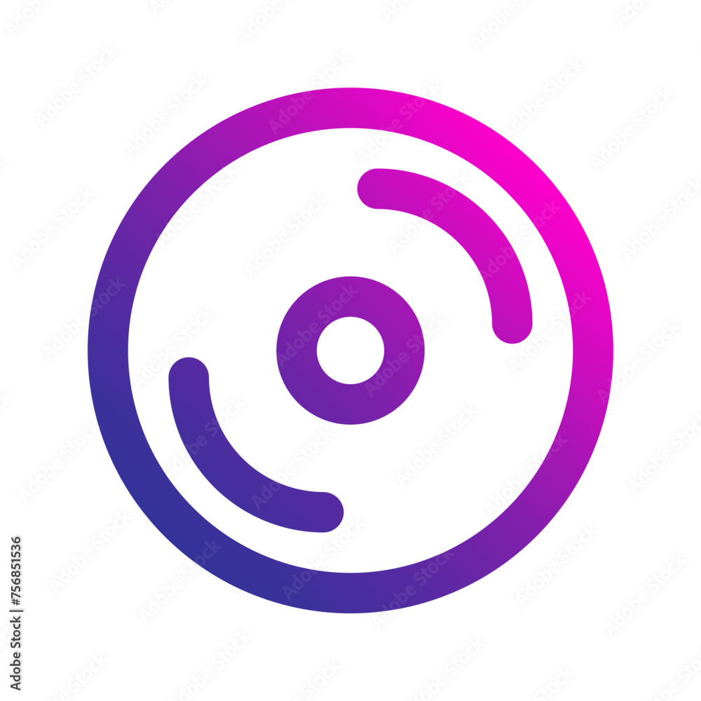 cd Gradient icon cd Gradient icon