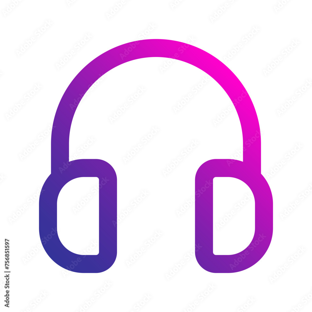 headphone Gradient icon headphone Gradient icon