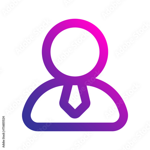 businessman Gradient icon