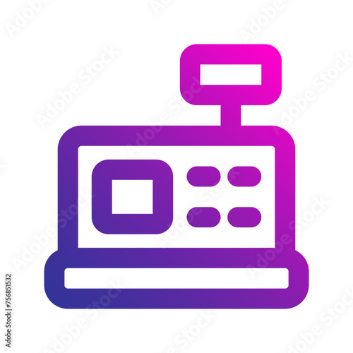 cashier Gradient icon