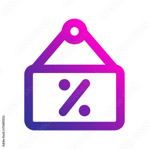 cyber monday Gradient icon