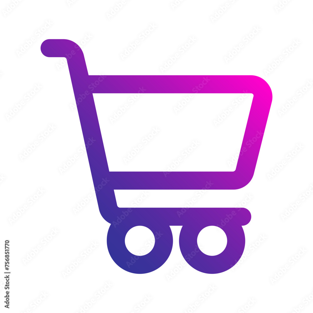 shopping cart Gradient icon shopping cart Gradient icon