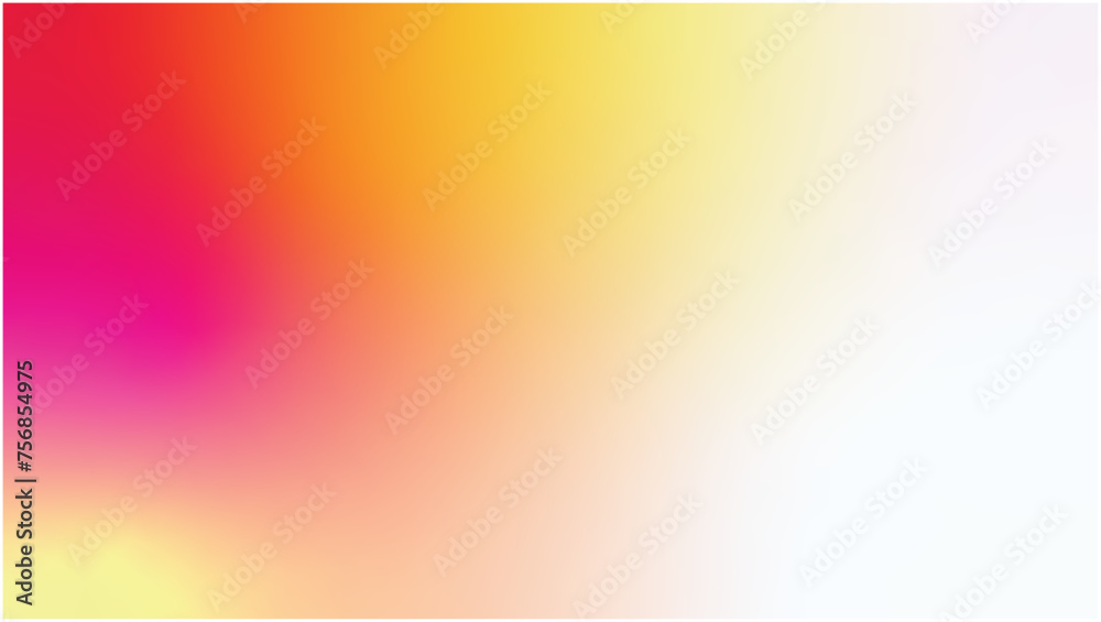 vibrant gradient color of abstract background design with copy space, minimalist defocused color background
