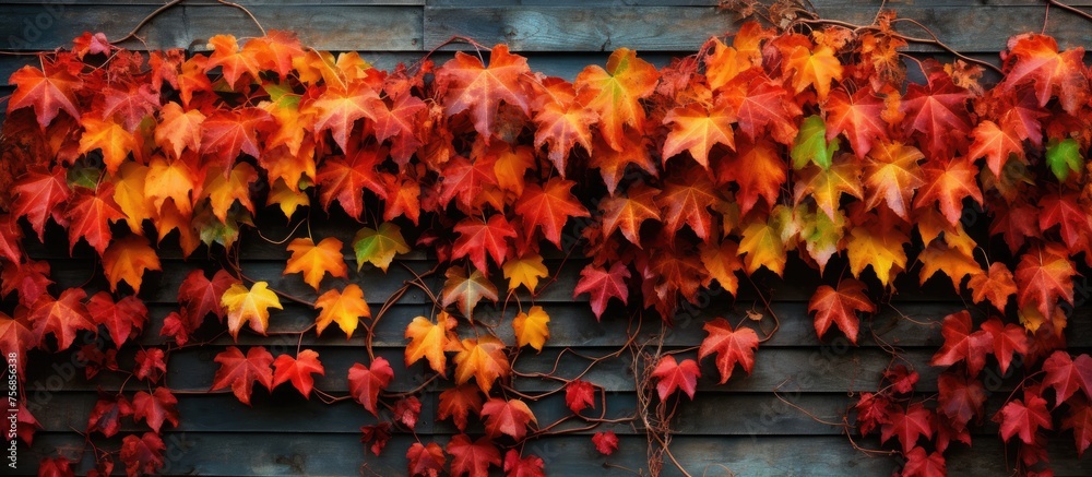 Obraz premium Autumn Ivy Wall Decor