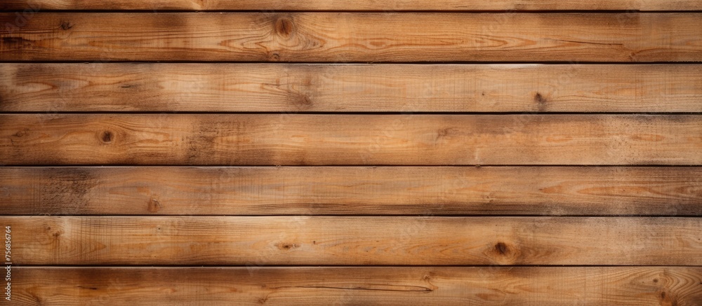 Fototapeta premium Light brown wooden textured backdrop.