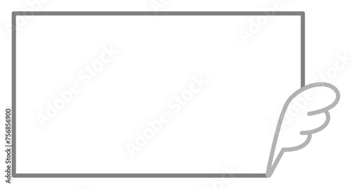 羽根ペンフレーム