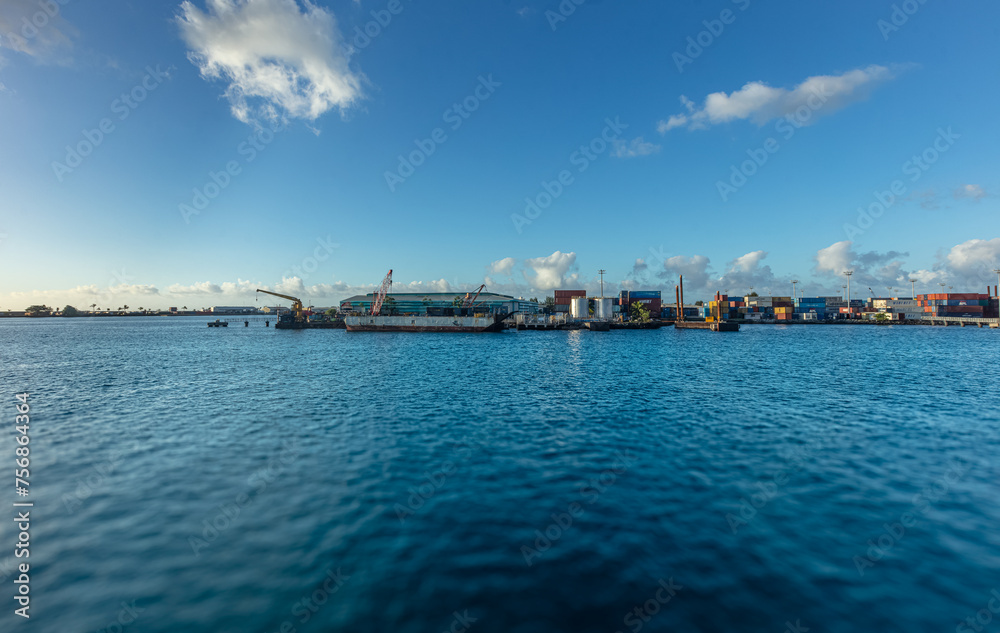 Port autonome de Papeete à Tahiti en Polynésie
