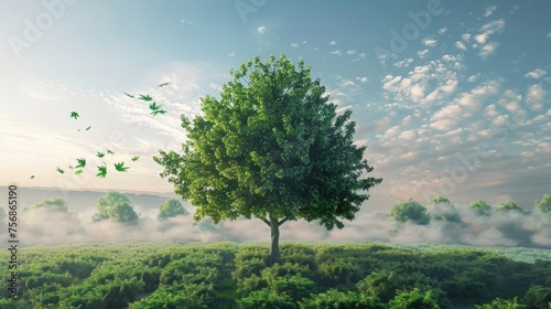 Air Quality: Trees filter pollutants from the air, improving air quality for humans and animals