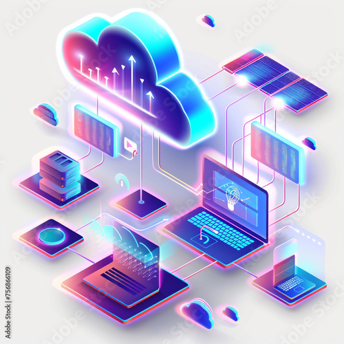 cloud computing concept © malaika