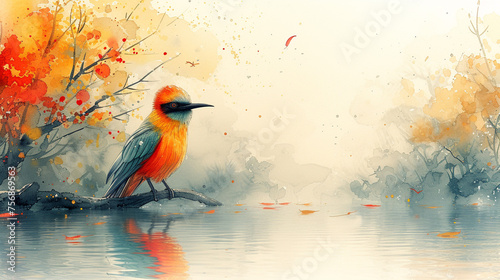 bird on a branch