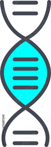 DNA Structure Vector Icon