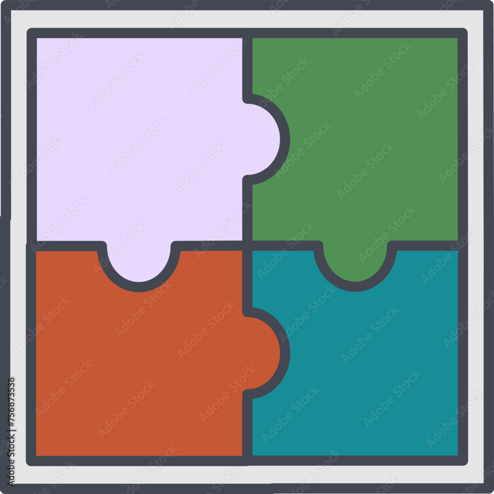 Puzzle Vector Icon Puzzle Vector Icon