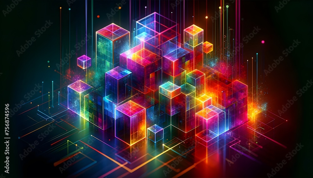Neon Geometry: The Play of Light in Digital Cyberspace Neon Geometry: The Play of Light in Digital Cyberspace