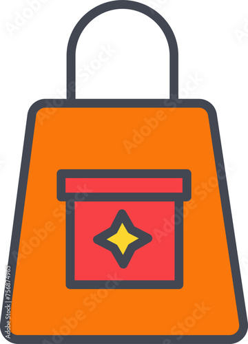 Duty Free Luggage Vector Icon