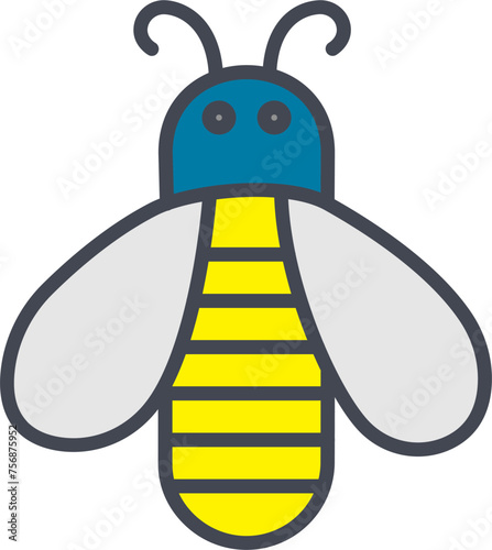 Bee Vector Icon