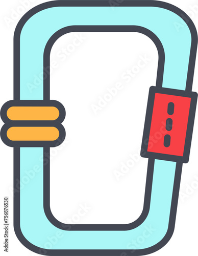 Carabiner Vector Icon