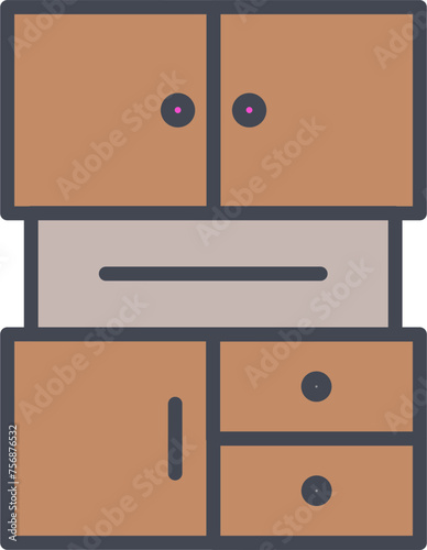 Cabinets Vector Icon