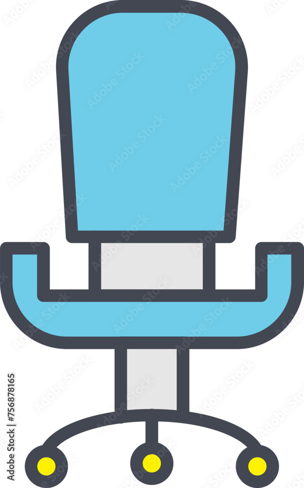 Office Chair III Vector Icon Office Chair III Vector Icon