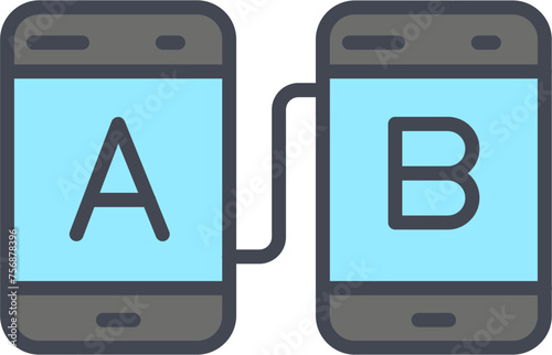 AB Testing Vector Icon