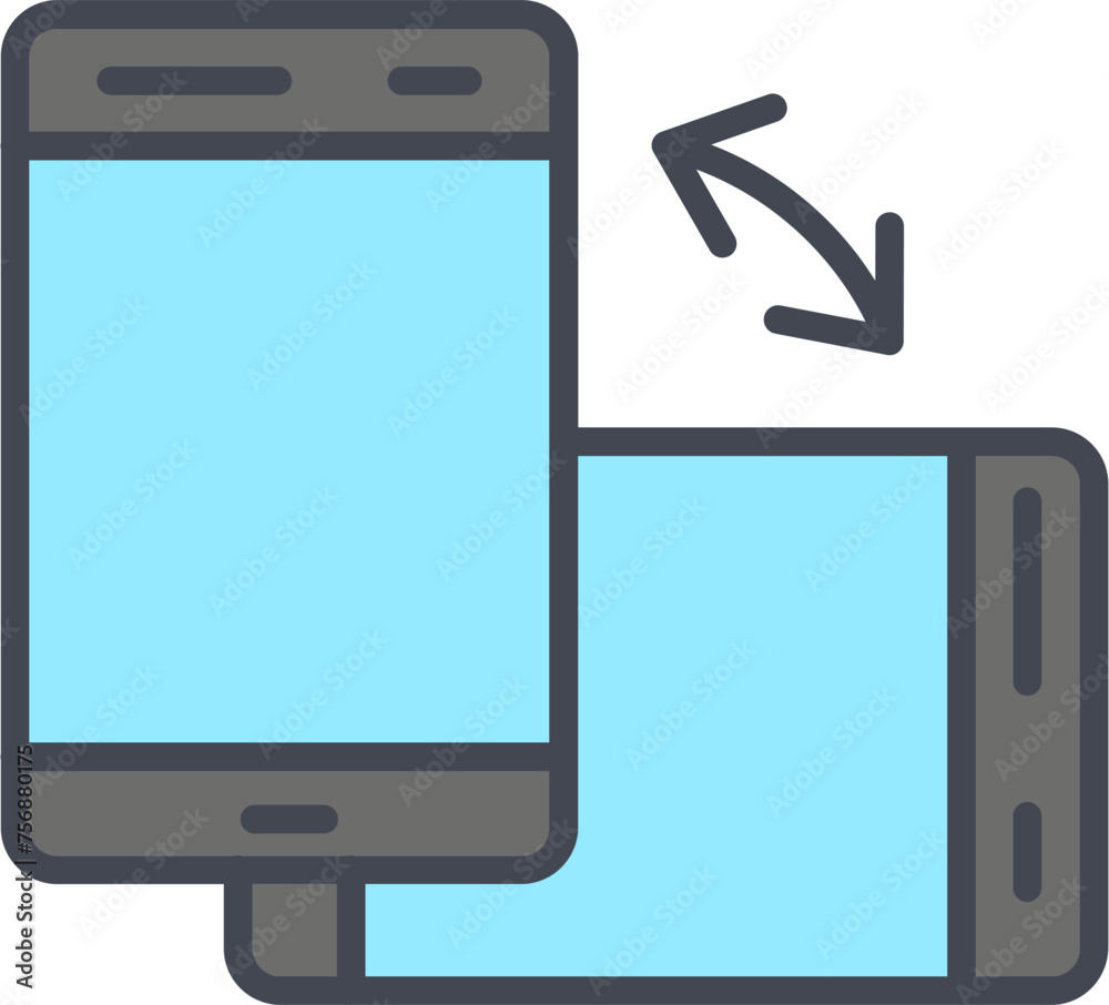 Portrait Orientation Vector Icon Portrait Orientation Vector Icon