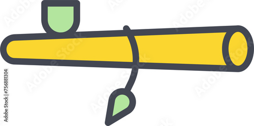 Pipe Of Peace Vector Icon