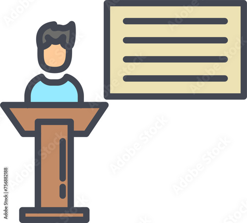 Seminar Vector Icon