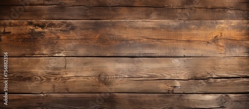 Old and weathered wooden floorboards backdrop. photo