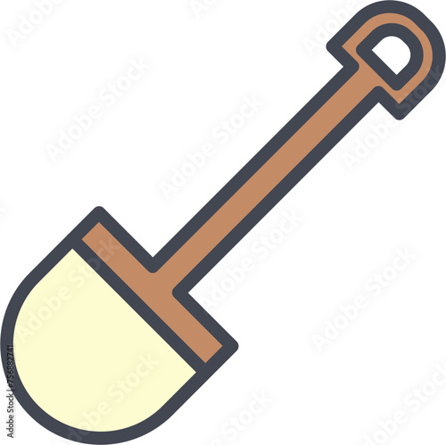 Hand Shovel Vector Icon