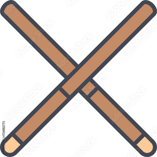 Pool Cue Vector Icon