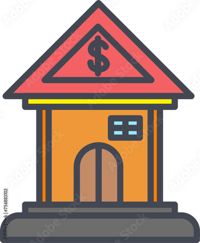 Bank Vector Icon