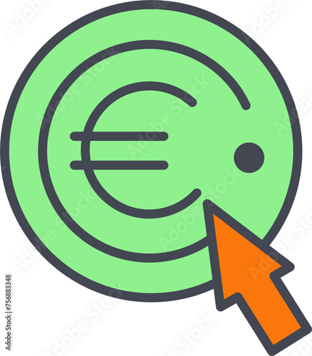 Pay Per Click Vector Icon