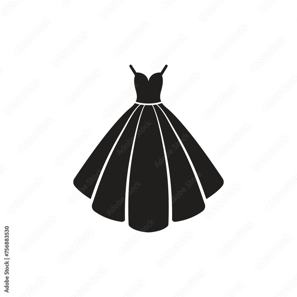 wedding dress icon wedding dress icon