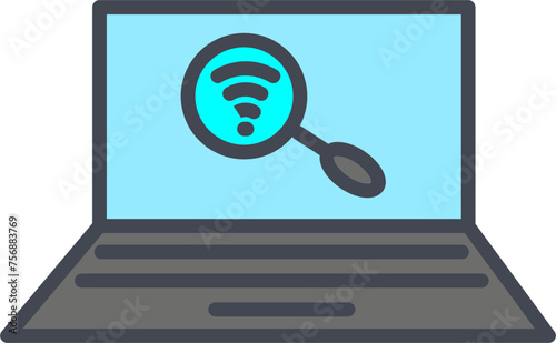 Find on Internet Vector Icon