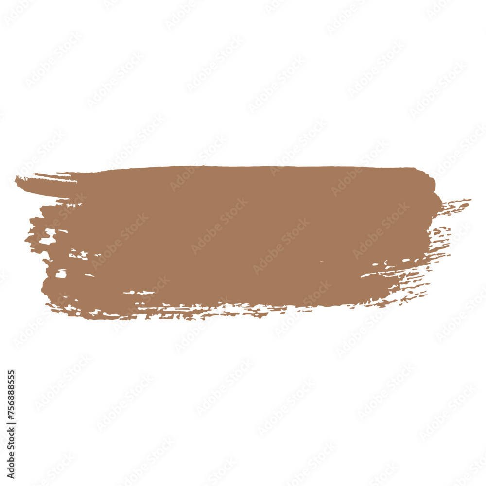 dark brown ink paint brush stroke