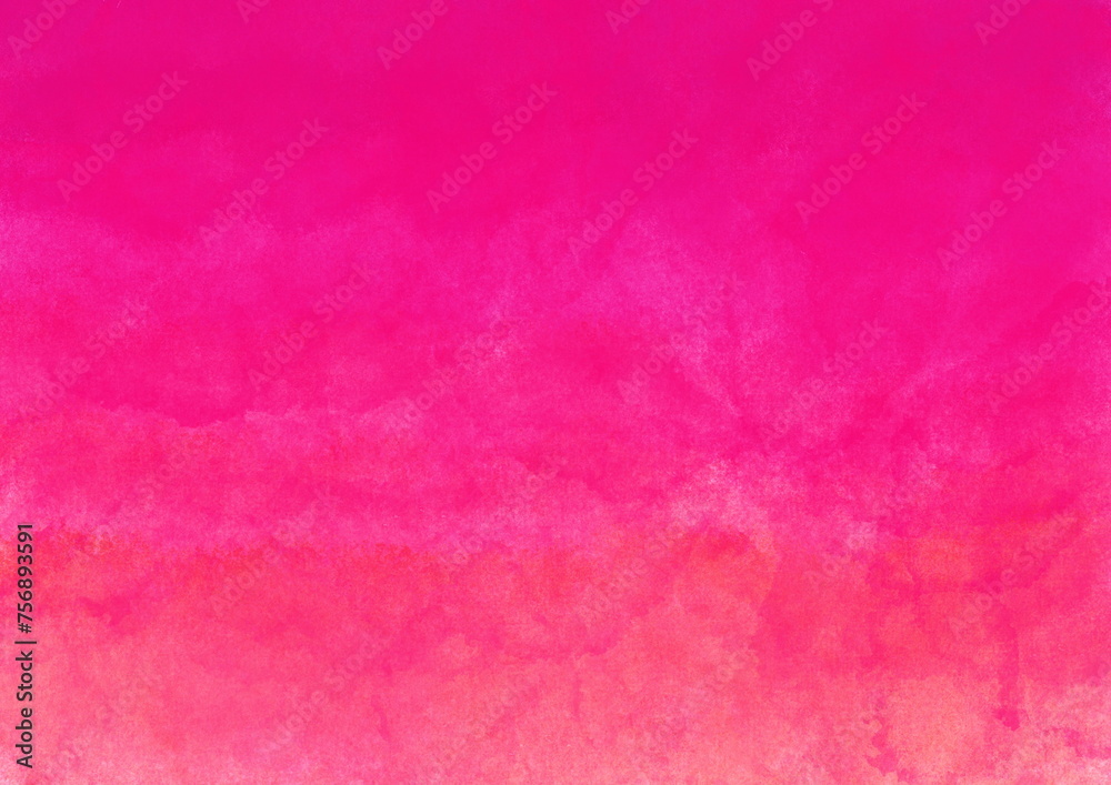 Fototapeta premium Gradient watercolor paint colorful abstract illustration background