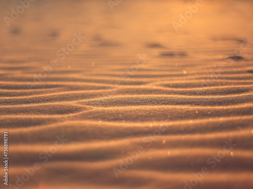 sand texture at sunset