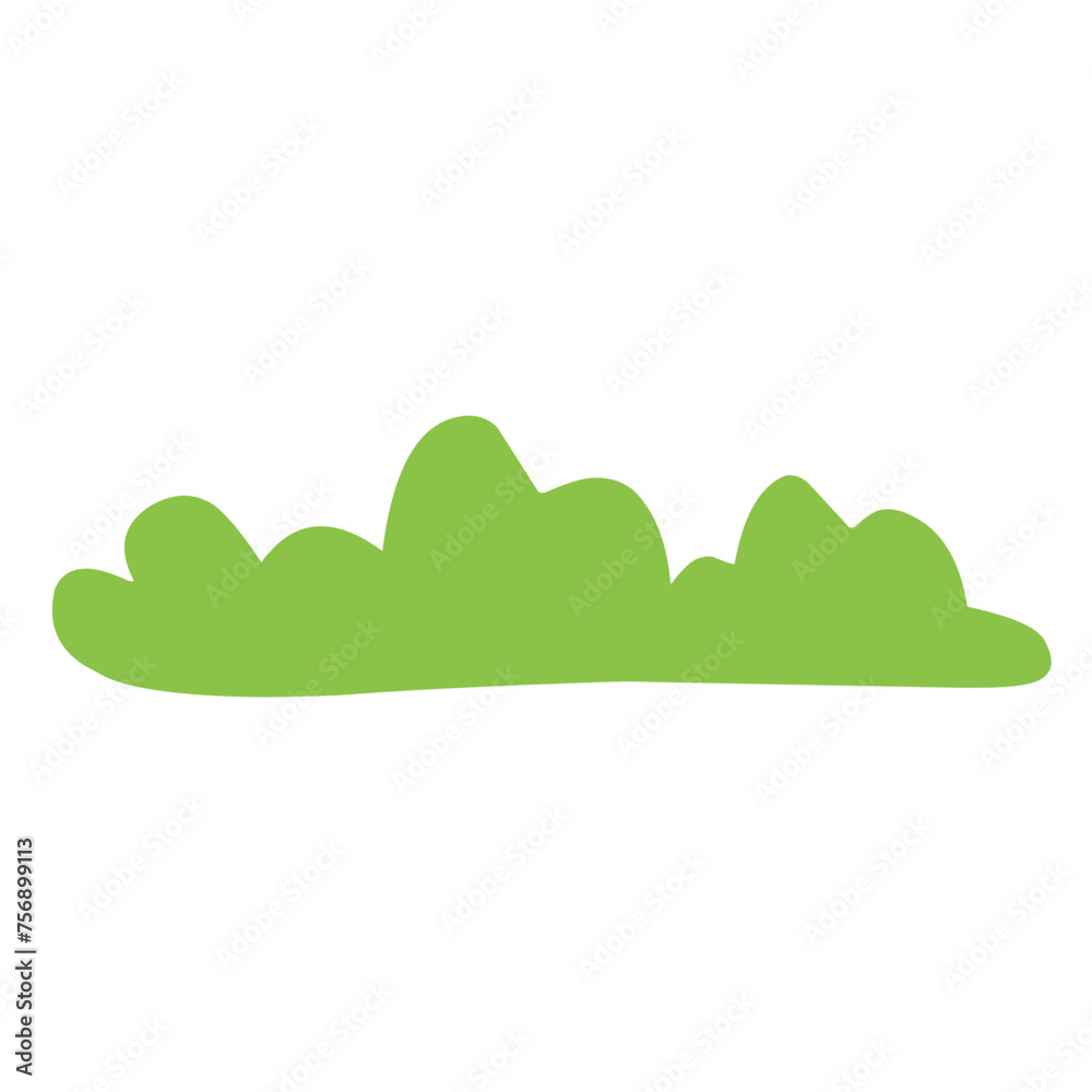 green bush vector illustration green bush vector illustration