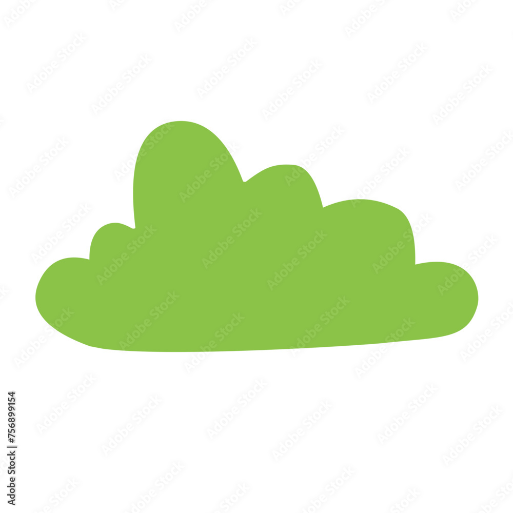 green bush vector illustration green bush vector illustration