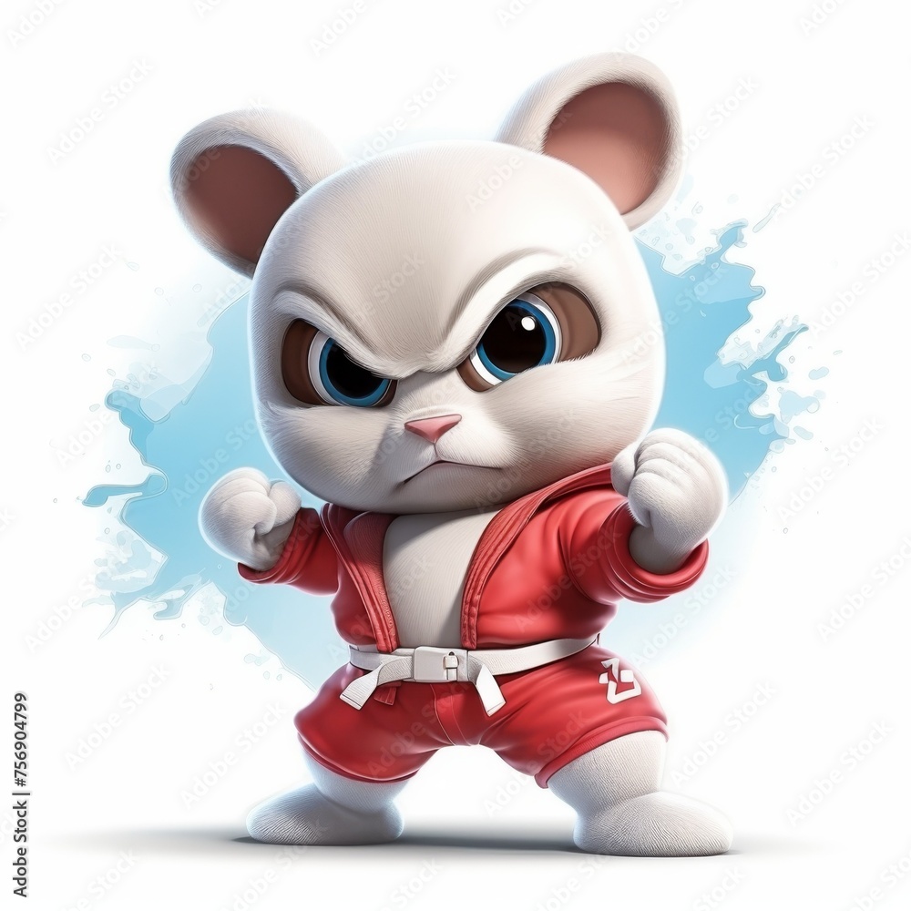 Game Character concept art isolated white background