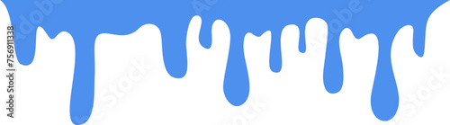 Dripping Water Border Illustration