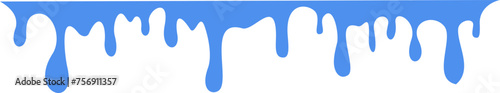 Dripping Water Border Illustration