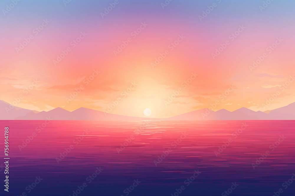 Start each day with gratitude as you witness the beauty of the dynamic sunrise gradient.